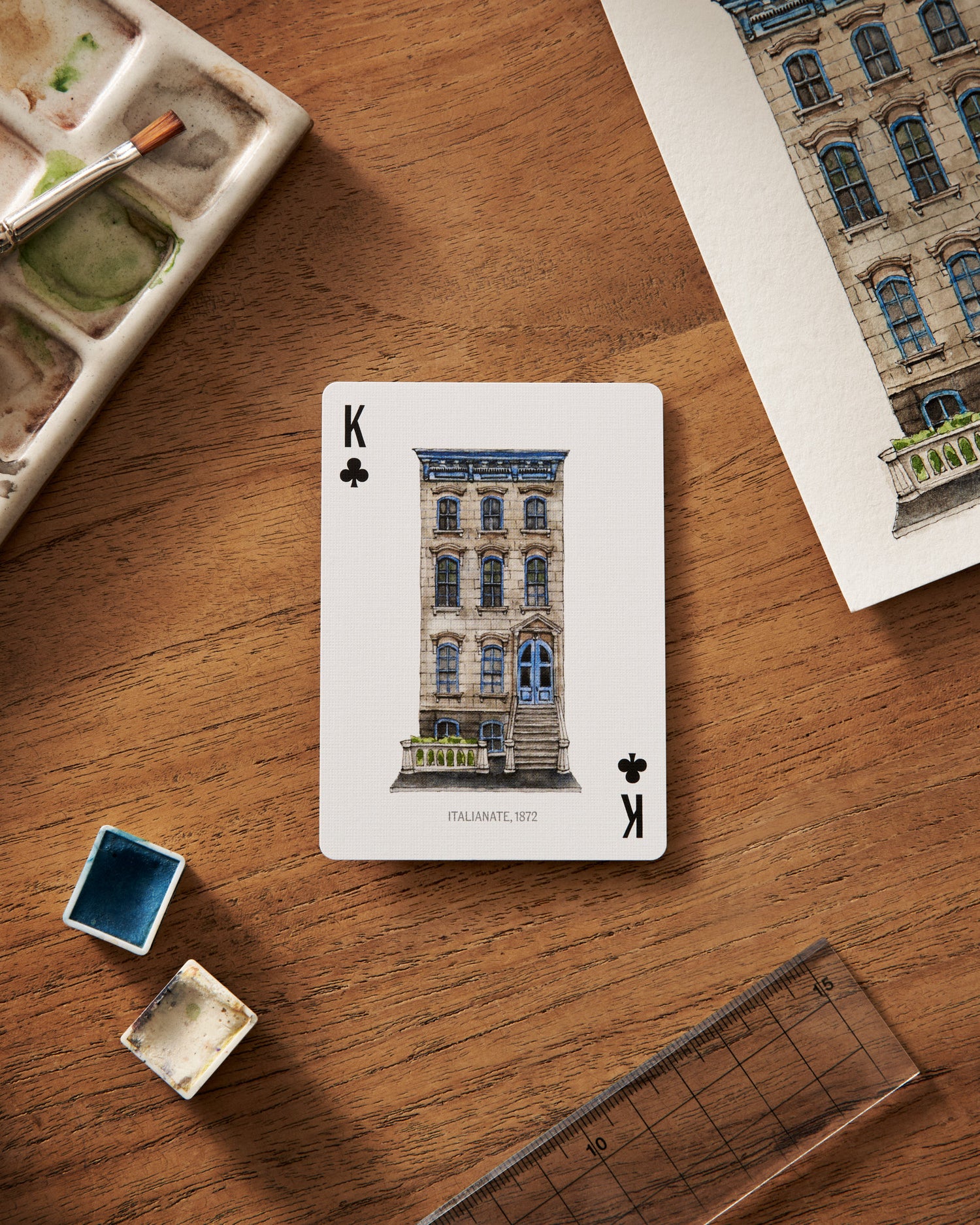 Rowhouse Playing Cards King of Clubs